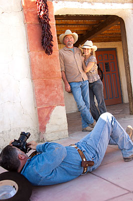 Photo session at the Terlingua Trading Company