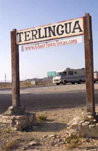 Terlingua sign.